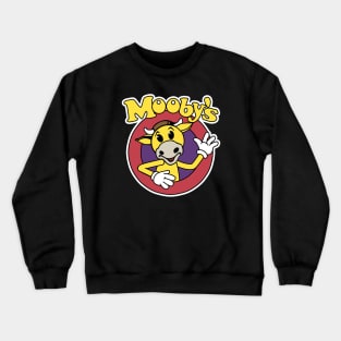 Cow Fast Food Logo Crewneck Sweatshirt